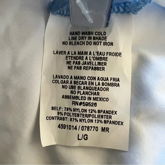 New! Isabella Rose sugar on top striped one piece swimsuit 711 - Picture 9 of 9